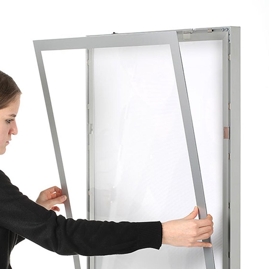 Totem LED Stand, double sided, 59,4 x 168 cm