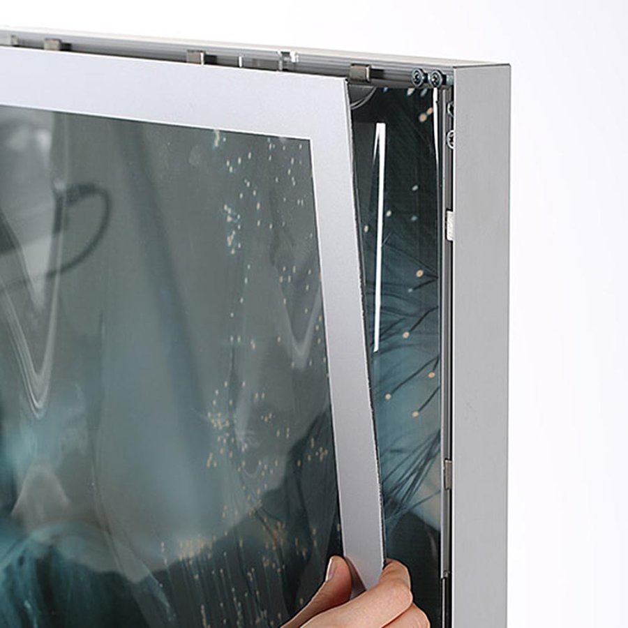 Totem LED Stand, double sided, 59,4 x 168 cm