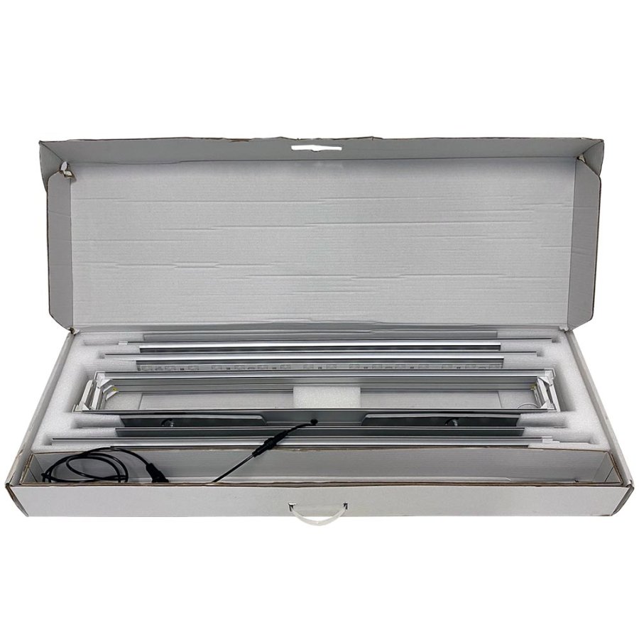 LED-Tex Light Box Stand, double sided, 85 x 200 cm