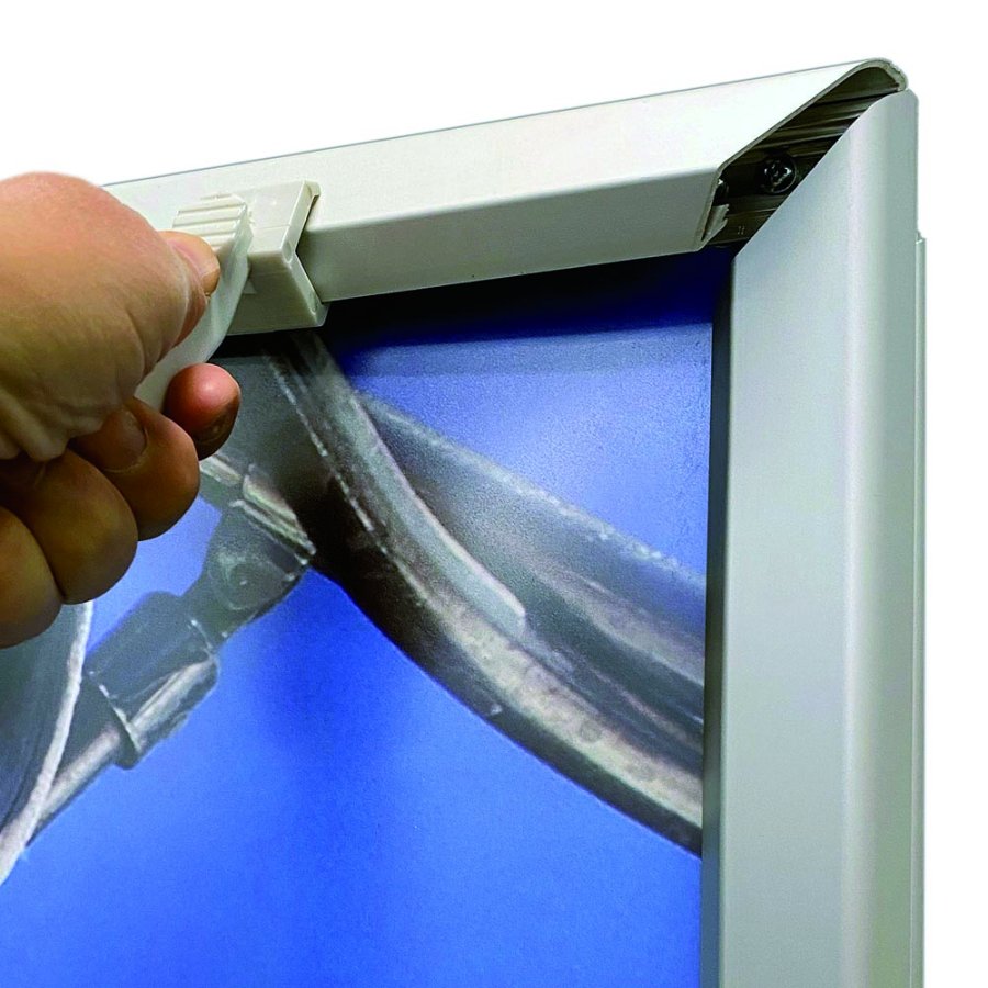 Heavy Outdoor Sign Concrete stand, alu/grey, 100 x 140 cm