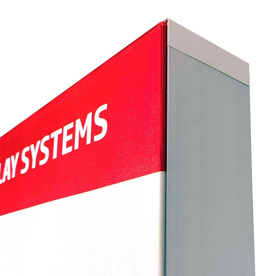 LED-Tex Light Box Stand, double sided, 100 x 250 cm