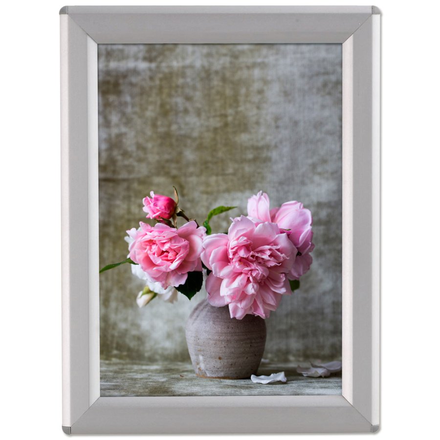 Opti snap frame, 14 mm, A6, silver