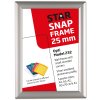 Opti snap frame, 25 mm, A2, silver #8