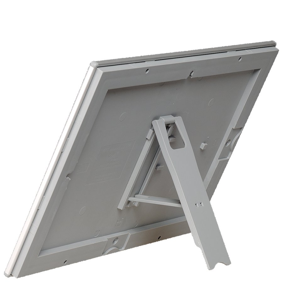 Photo snap frame, 25 mm, A4, alu/silver