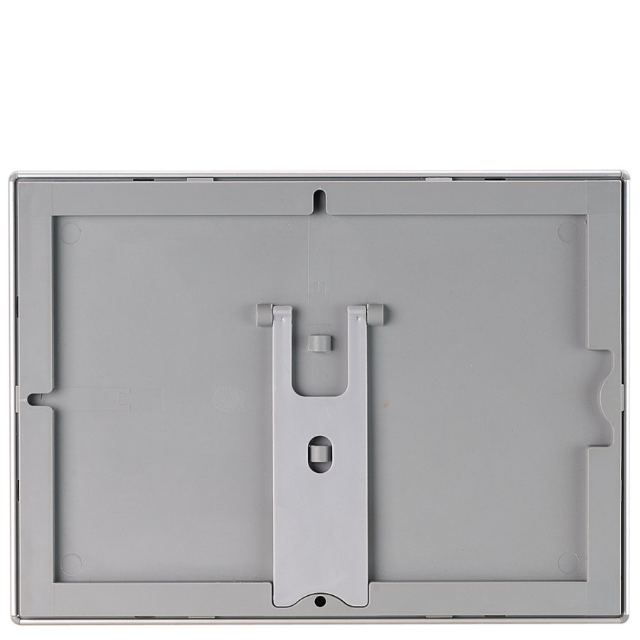 Photo snap frame, 25 mm, A4, alu/silver