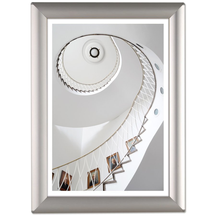 Opti snap frame, 25 mm, 50 x 70, silver