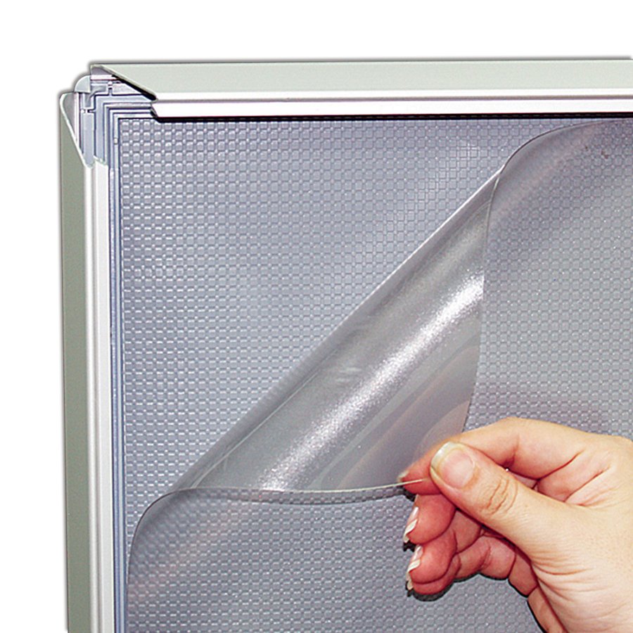 Opti snap frame, 25 mm, 50 x 70, silver