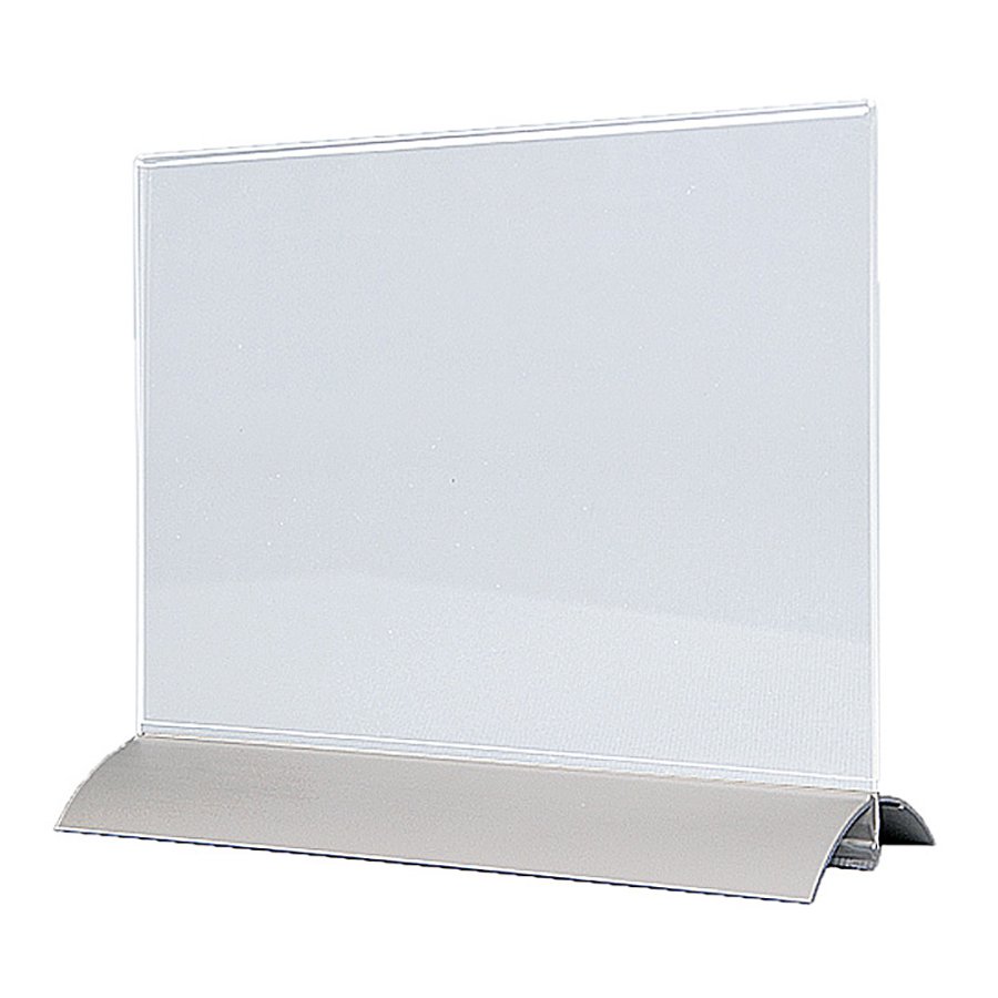 Swing Wing, horizontal, alu base with A4 acrylic holder