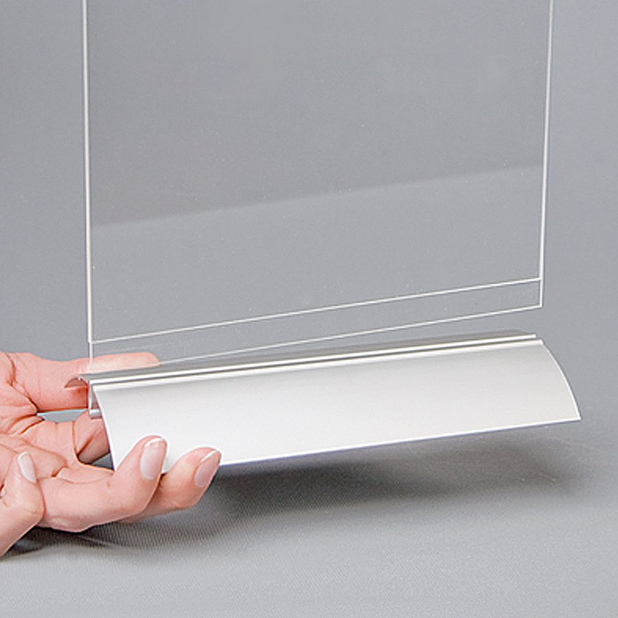 Swing Wing, horizontal, alu base with A4 acrylic holder