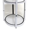 Circle Counter, white, with 8 PET panels and suitcase #8