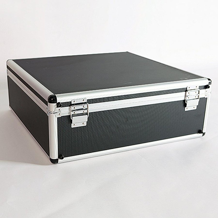 Circle Counter, white, with 8 PET panels and suitcase