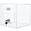 Tip Box Square, clear acrylic #1