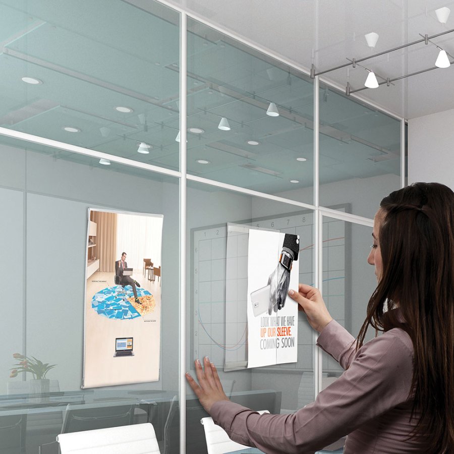 Window D-Pocket, vertical A2 plastic pocket