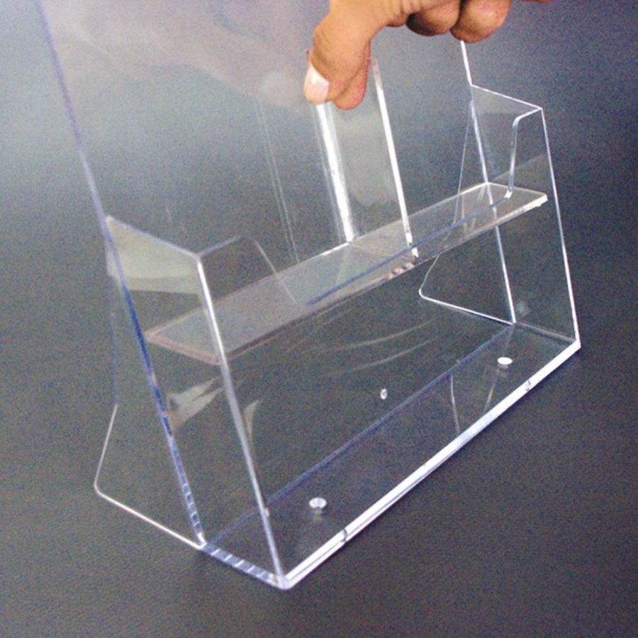 Acrylic T-separator for acrylic A4 holder