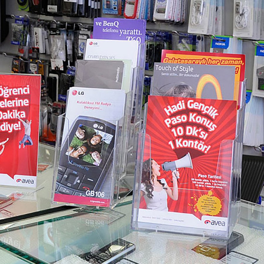 Multi Dispenser, 3 x A5 acrylic holder