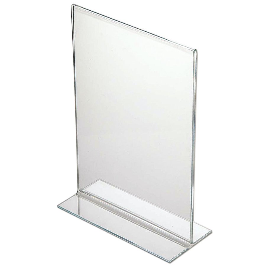T-Menuholder, vertical A4 acrylic display