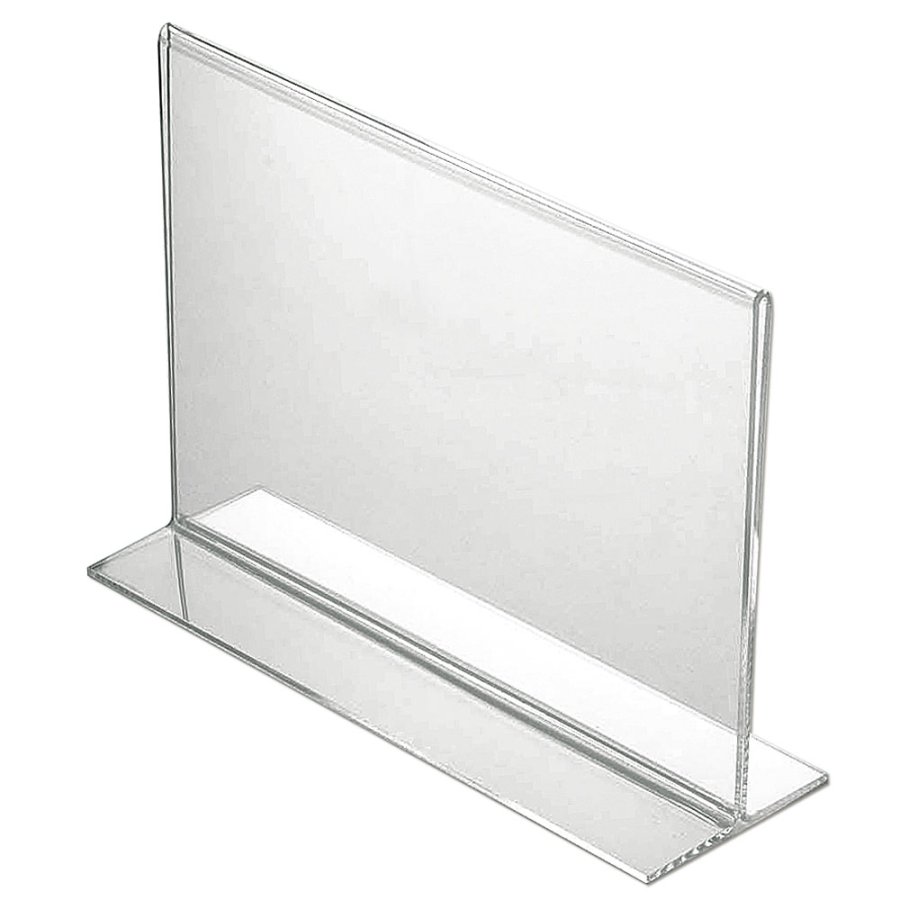 T-Menuholder, horizontal A6 acrylic display