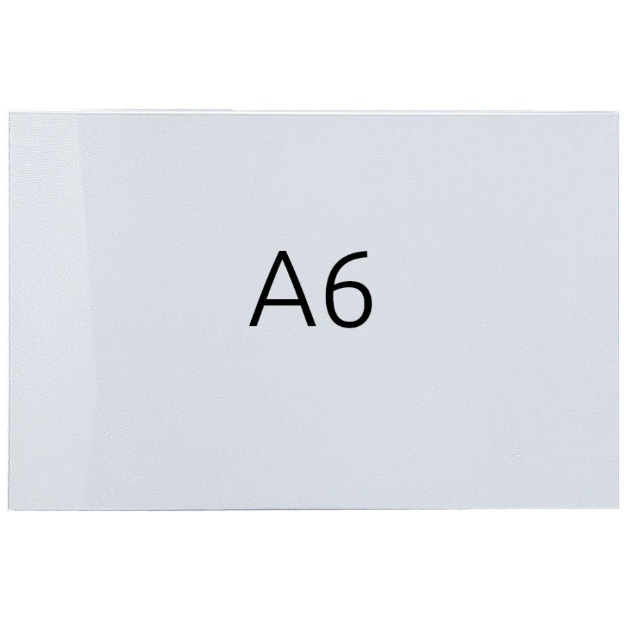 SwingWing, horizontal A6 acrylic pocket