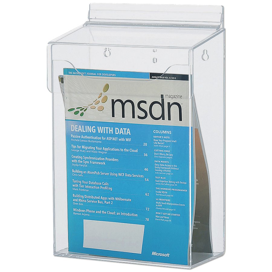 Acrylic Outdoor Brochure Box A4 - Deep