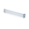 Plastic clamp profile 4cm. for Poster Hanger, Transparent #2