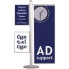 Free Standing Sign Holder, MultiStand, 50cm banner, 2 x double-sided slide-in frames, A2 - 42 x 59,4 cm #1