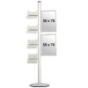 MULTISTAND 18 Single sided 2x(50x70cm) Slide-in + 4xA4 Shelves #2
