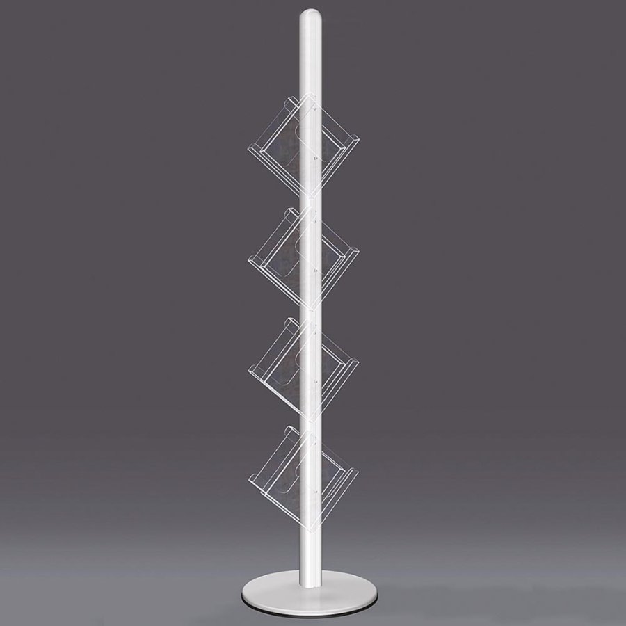 MULTISTAND 21 Single sided, 4 pcs. Tilted A4 Shelves