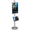 Free Standing Sign Holder, MultiStand, one-sided, Acrylic shelf, Snap Frame, 60 x 85 cm #1