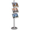 MULTISTAND 5 Single sided with  3 x steel shelve Alu #1