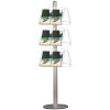 MULTISTAND 6 Doublesided 3 x acryl shelve Alu #1