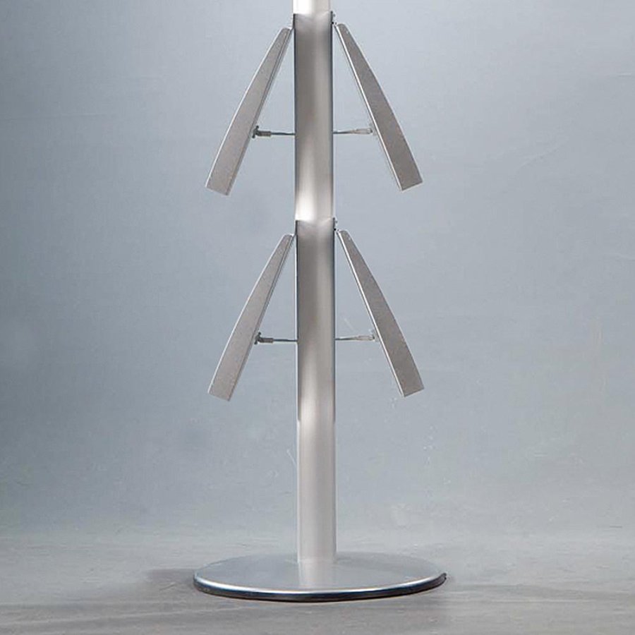 MULTISTAND 8 Doublesided 4 x steel shelve Alu