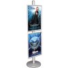 Free Standing Sign Holder, MultiStand, single-sided 2 x snap frame, 60 x 85 cm #1