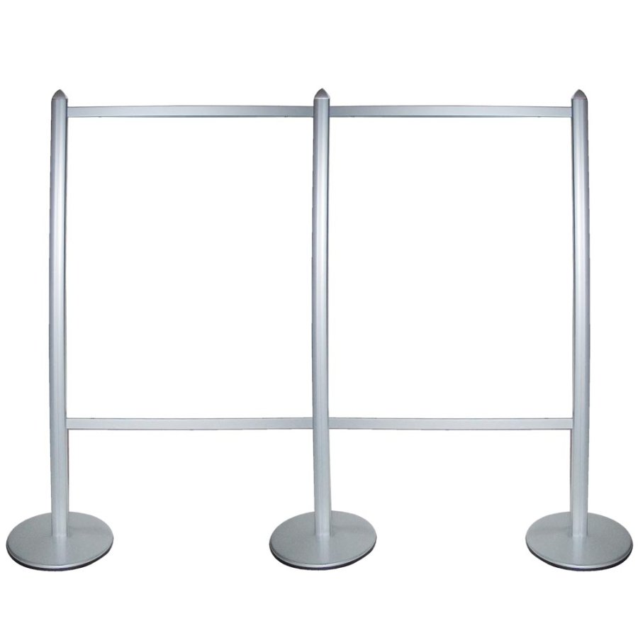 Multi Stand Wall Double, alu/silver