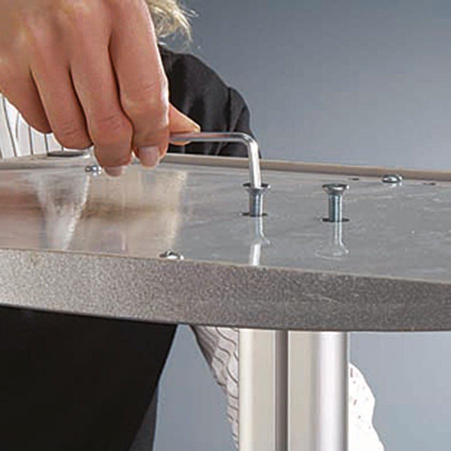 Mini Multistand 3 -Single sided A4 Snap Frame + A4 Brochure holder