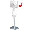 Free Standing Sign Holder, Mini MultiStand, one-sided, Acrylic holder and snap frame, A2 - 42 x 59,4 cm #2