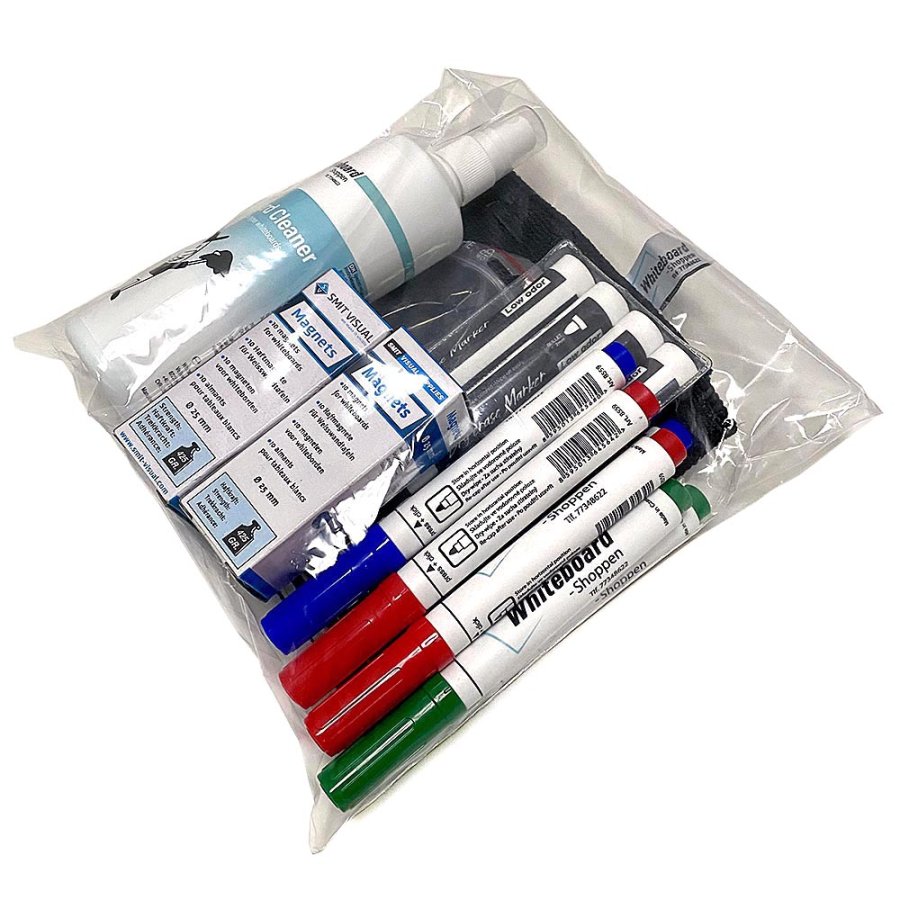 Large accessory set for whiteboards, everything you need and then some