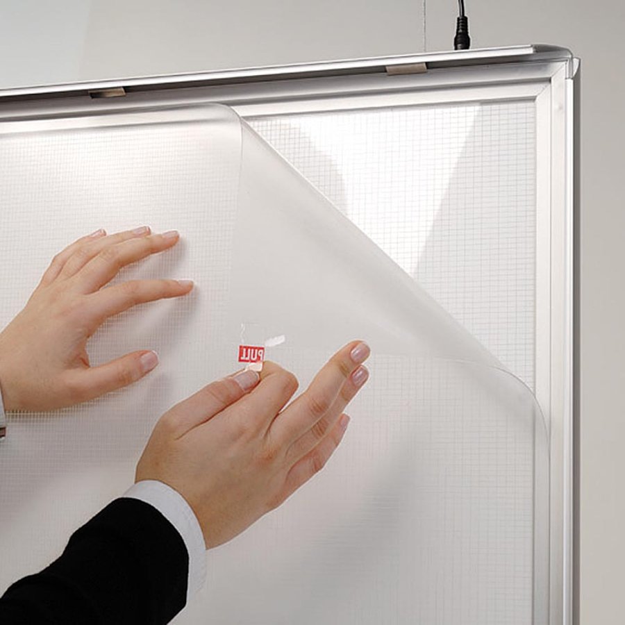 LED frame, Double-Sided, vertical, A4 - 21 x 29,7 cm