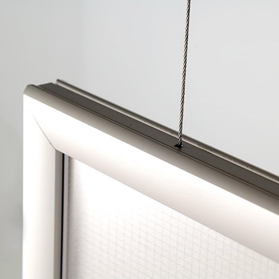 LED frame, Double-Sided, vertical, A4 - 21 x 29,7 cm