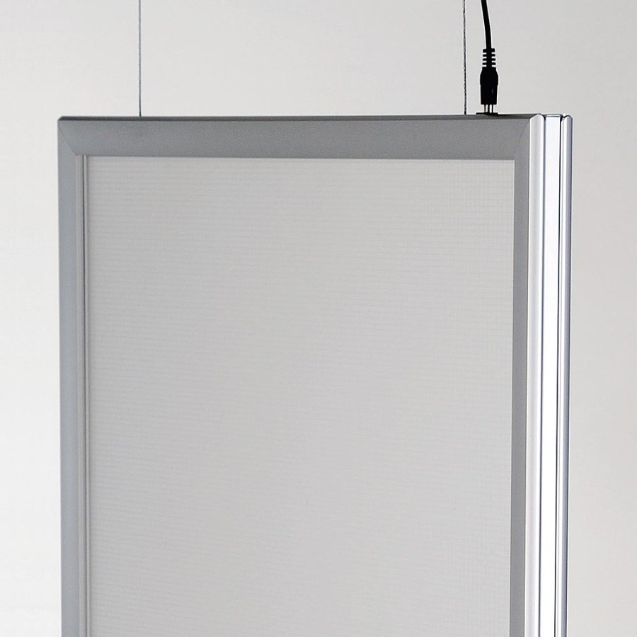 LED frame, Double-Sided, vertical, A3 - 29,7 x 42 cm