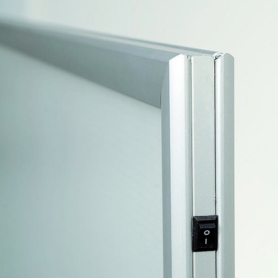 LED frame, Double-Sided, vertical, A2 - 42 x 59,4 cm