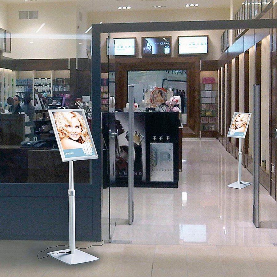 LED Adjustable Menuboard, A3 mitred