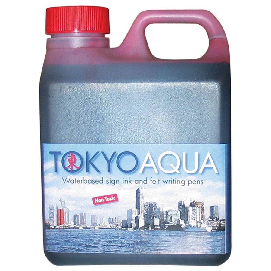 TOKYO AQUA ink 1. ltr. red