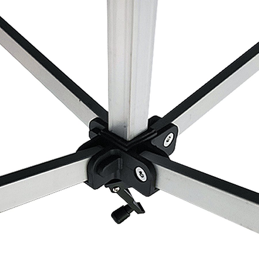 Event Tent Lux, 3 x 3 m, alu/silver poles, black top