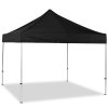 Event Tent Lux, 4 x 4 m, alu/silver poles, black top #1