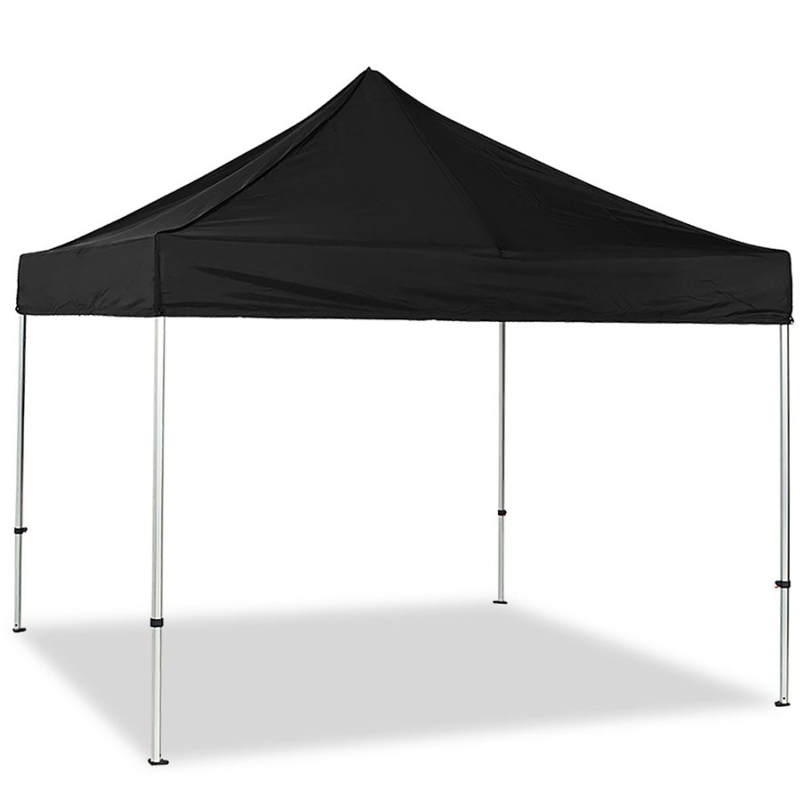 Event Tent Lux, 4 x 4 m, alu/silver poles, black top