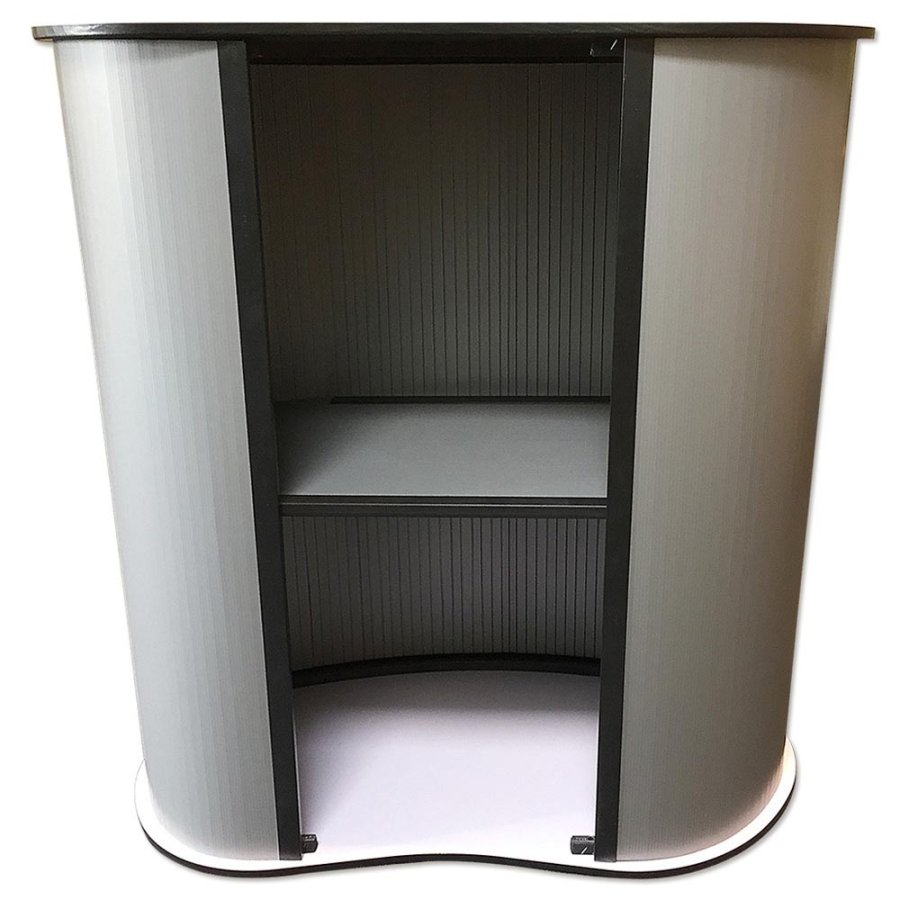 Panel Counter Curved, with black/white plates and 2 bags