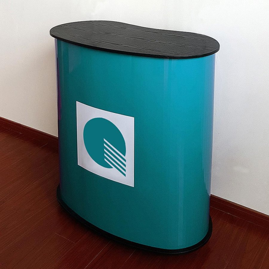 Panel Counter Curved, with black/white plates and 2 bags