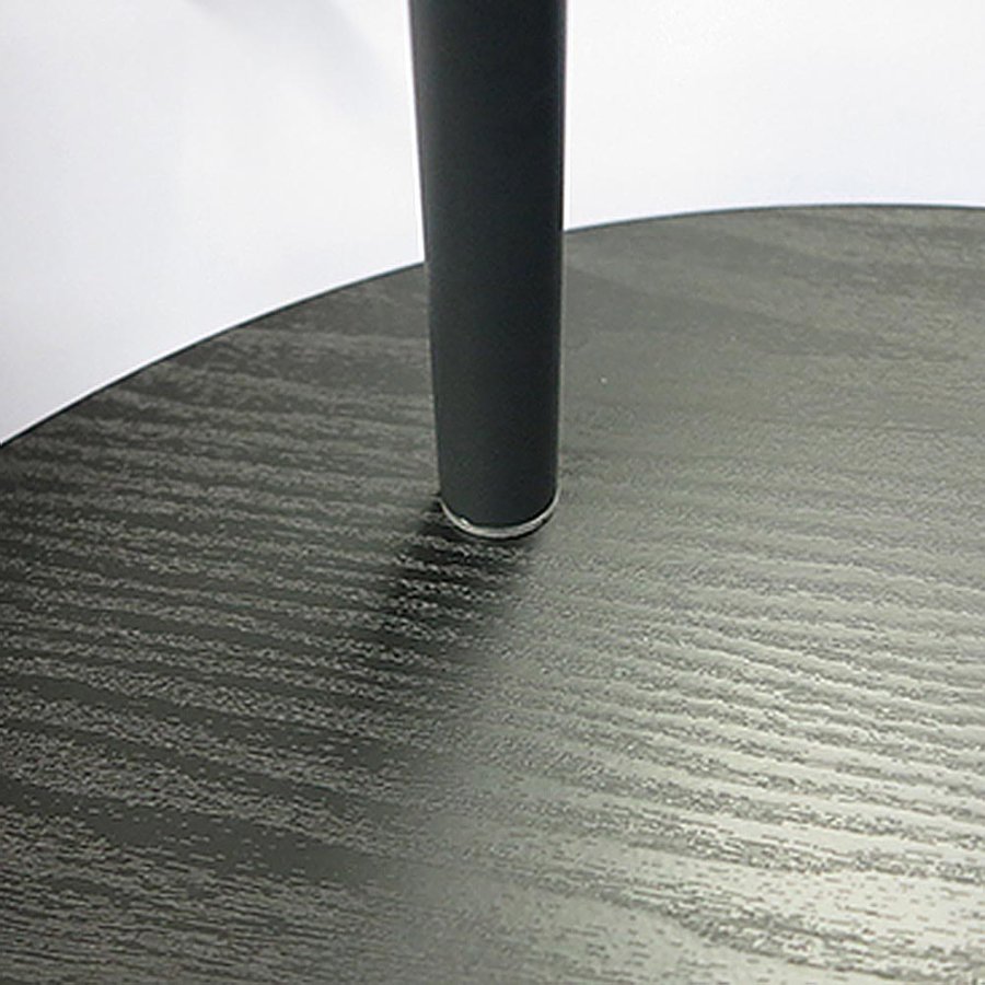 Panel Counter Curved with Logotop and wheels, black