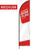 Outdoor Bow Flag, pole, medium #1