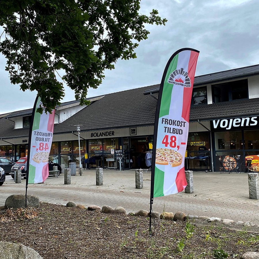 Outdoor Bow Flag, pole, medium